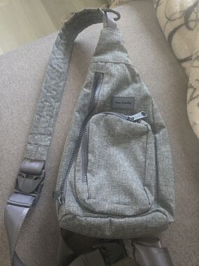 Vera Bradley Gray Heathered Sling Bag